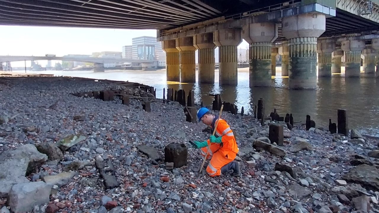 Thomson Environmental Consultants undertaking an Intertidal Phase 1 Walk-over Survey