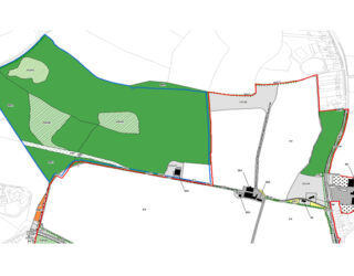 A Phase 1 Habitat map produced by the Thomson GIS team showing part of the Welborne development © Thomsonec.com
