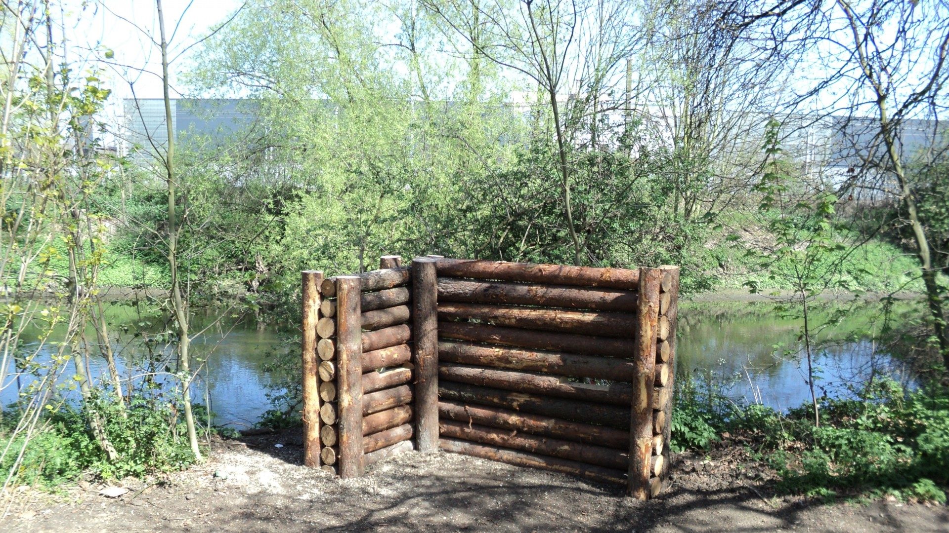 Habitat creation, Hackney Marshes, London