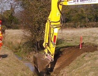 Ecological mitigation works, Dudgeon off-shore wind farm cable route