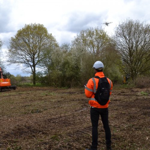 Otter habitat mapping using our UAVs