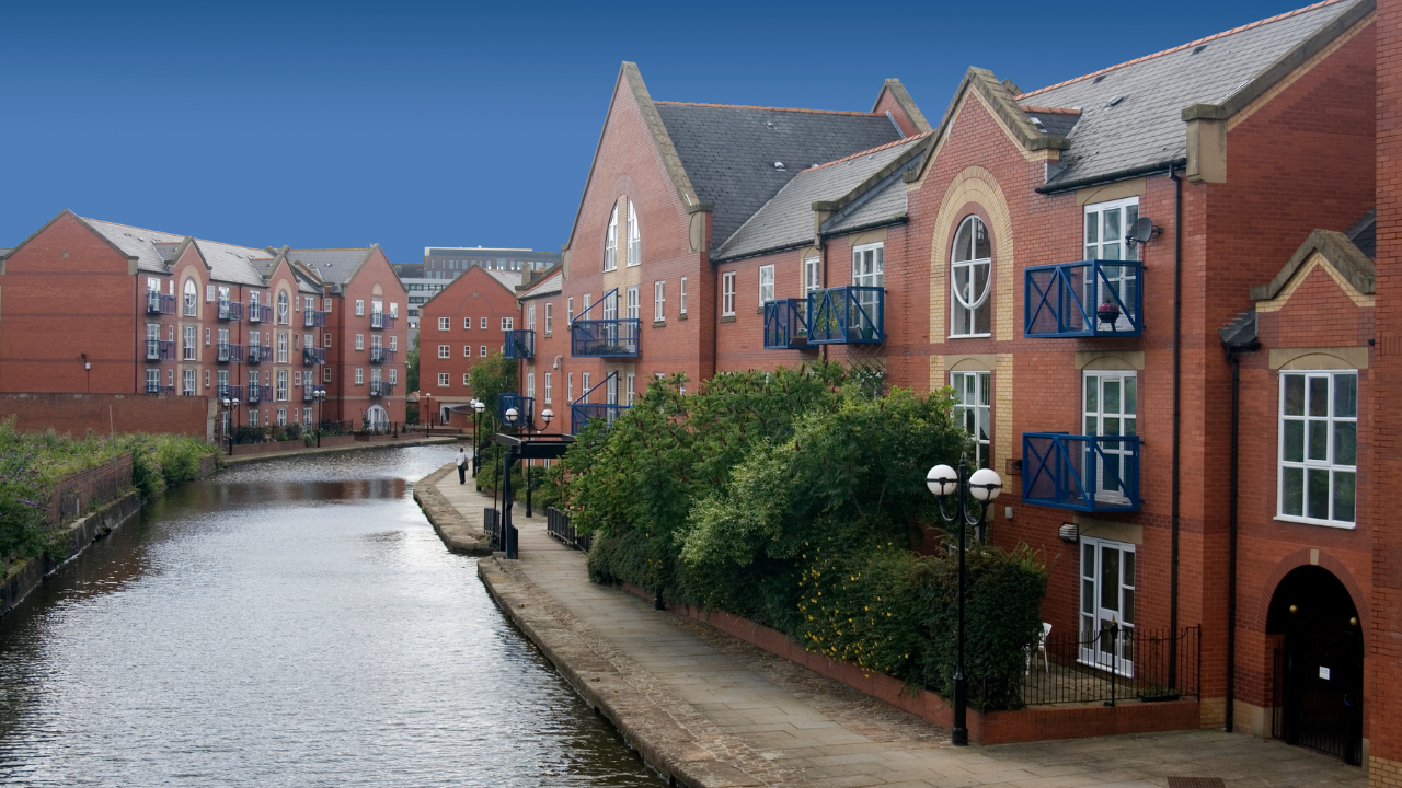 property development with river