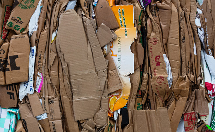 Recycled cardboard © Jon Moore / Unsplash
