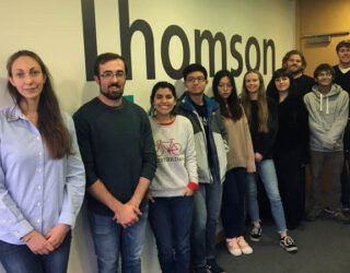 Imperial College students at Thomson head office © Thomsonec