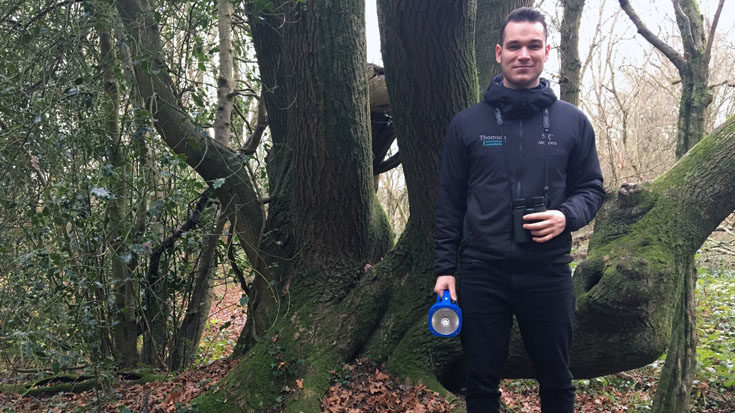 Ben Griffin, Assistant Ecologist © Thomsonec